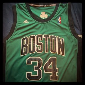 100% Stitched Faux Celtics Paul Pierce Jersey